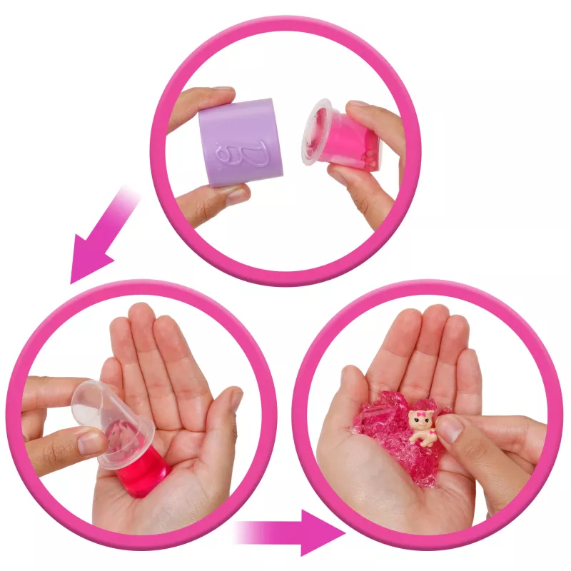 Puppenset MATTEL Barbie Party Unboxed Reveal Set Curvy JFY67 – Curvy Modepuppen und Zubehör