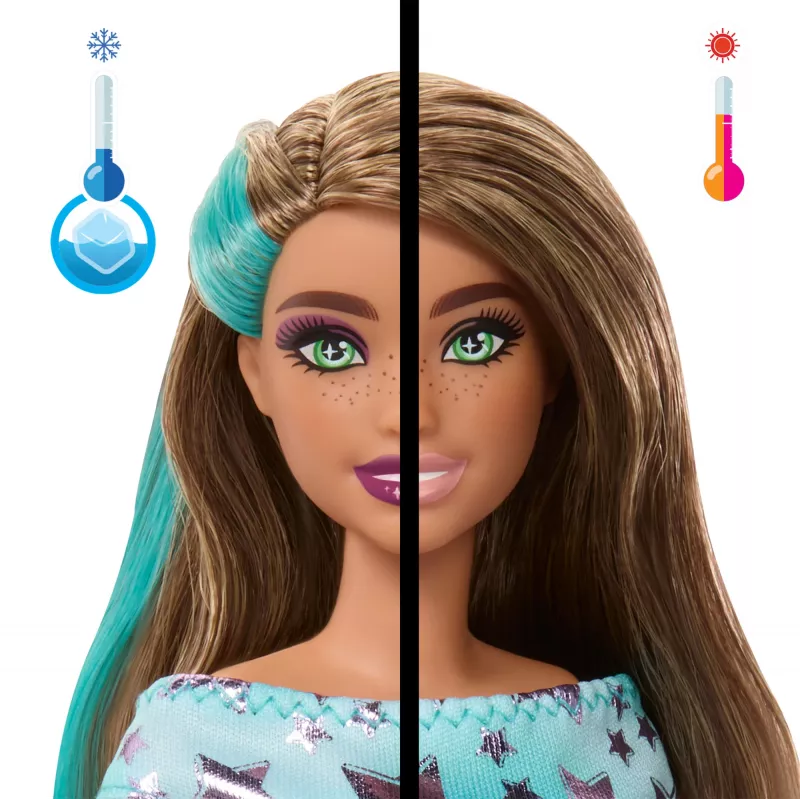 Barbie Party Unboxed Pet Birthday Serie Puppe & Zubehör, Party Stars Set mit 10 Überraschungen
