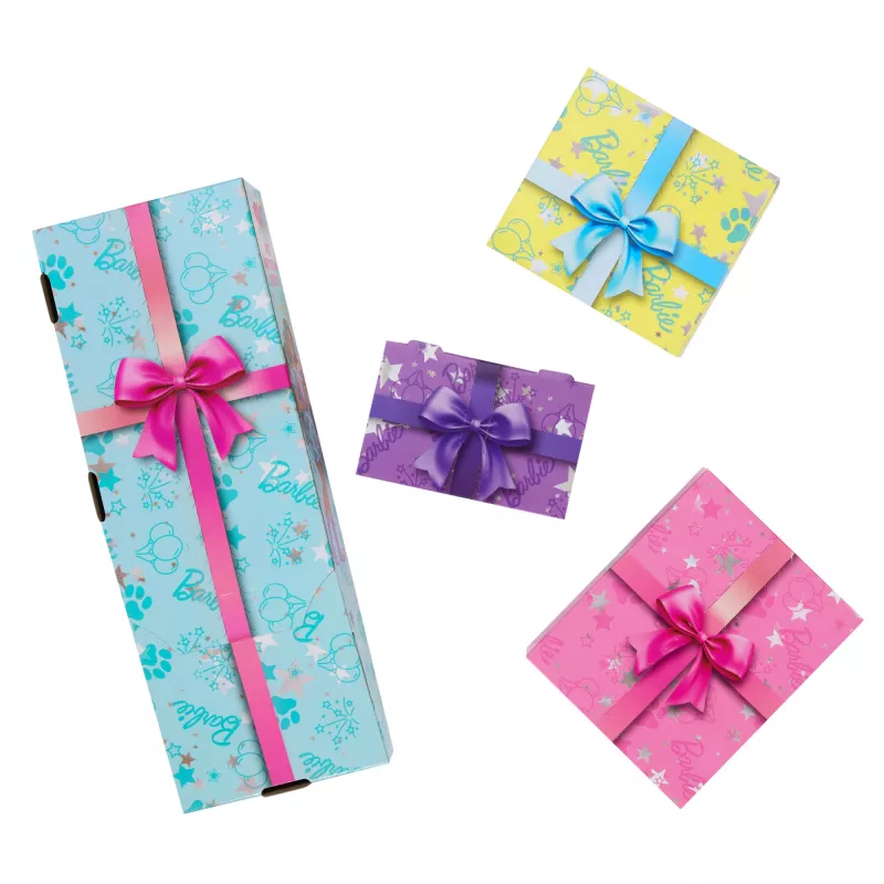 Barbie Party Unboxed Pet Birthday Serie Puppe & Zubehör, Party Stars Set mit 10 Überraschungen