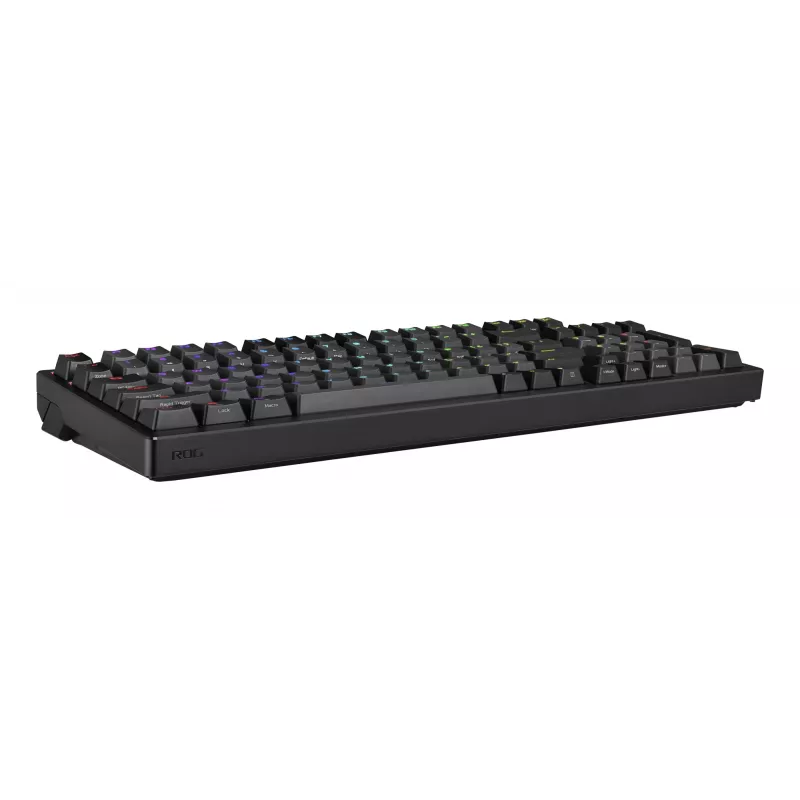 Mechanische Gaming-Tastatur ASUS ROG Azoth 96 HE — 96% QWERTZ, USB + RF Wireless + Bluetooth, magnetisch-mechanische Switches, RGB, Schwarz