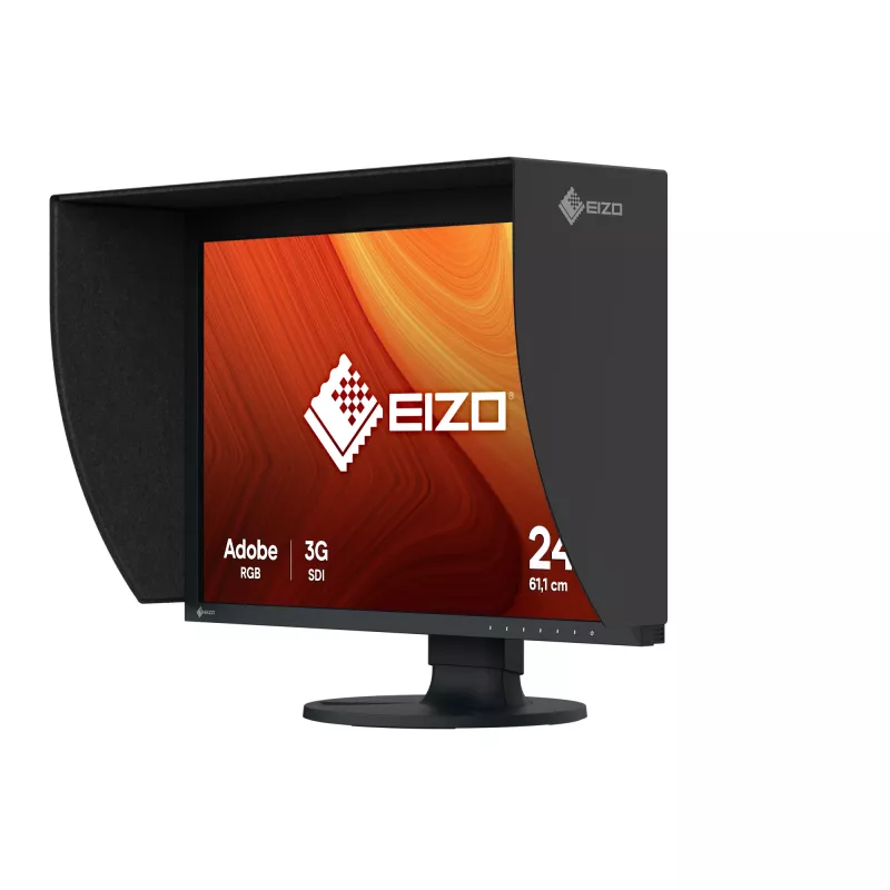 EIZO ColorEdge CG2400SV 61,2 cm (24,1 Zoll) WUXGA IPS LCD Monitor 1920×1200, USB 3.2 Hub, VESA, höhenverstellbar, schwarz
