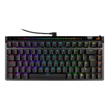 Mechanische Gaming-Tastatur ASUS ROG Falchion Ace 75% — USB, magnetisch-mechanische Schalter, RGB, Schwarz