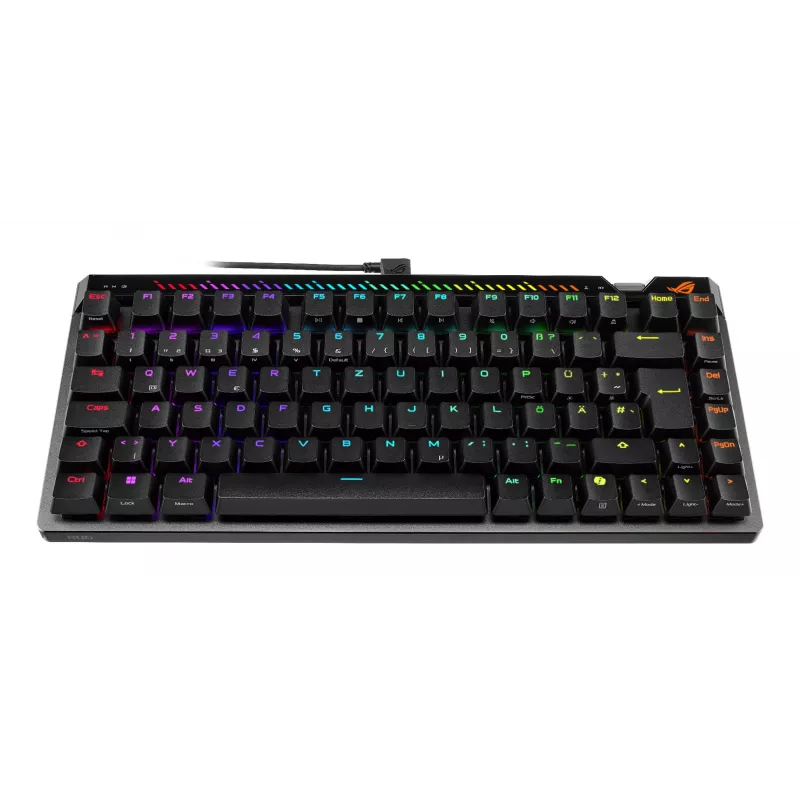 Mechanische Gaming-Tastatur ASUS ROG Falchion Ace 75% — USB, magnetisch-mechanische Schalter, RGB, Schwarz