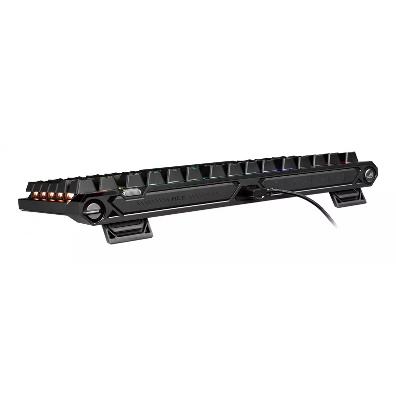 Mechanische Gaming-Tastatur ASUS ROG Falchion Ace 75% — USB, magnetisch-mechanische Schalter, RGB, Schwarz