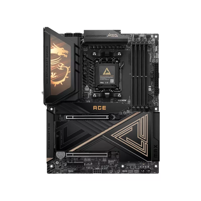Motherboard MSI MEG X870E ACE MAX AM5 mit 4x DDR5, 4x SATA, 5x M.2 (7E85-001R)