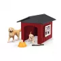 Animal Schleich FARM WORLD Hundehütte mit Golden Retriever