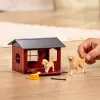 Animal Schleich FARM WORLD Hundehütte mit Golden Retriever