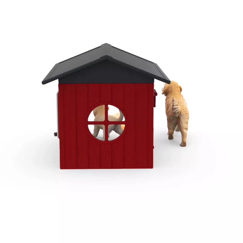 Animal Schleich FARM WORLD Hundehütte mit Golden Retriever