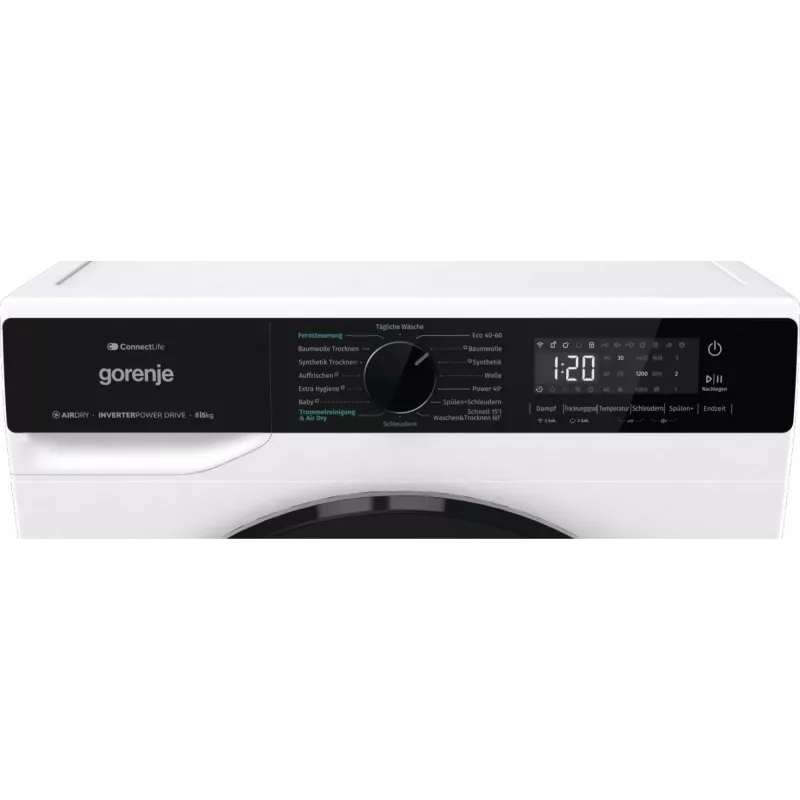 Gorenje WD2PA854ADW/DE Waschtrockner Freistehend Frontlader Weiß