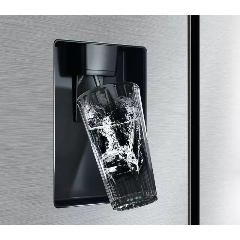 Hisense RF632N4WFE Side-by-Side-Kühlschrank Freistehend 485 L Schwarz