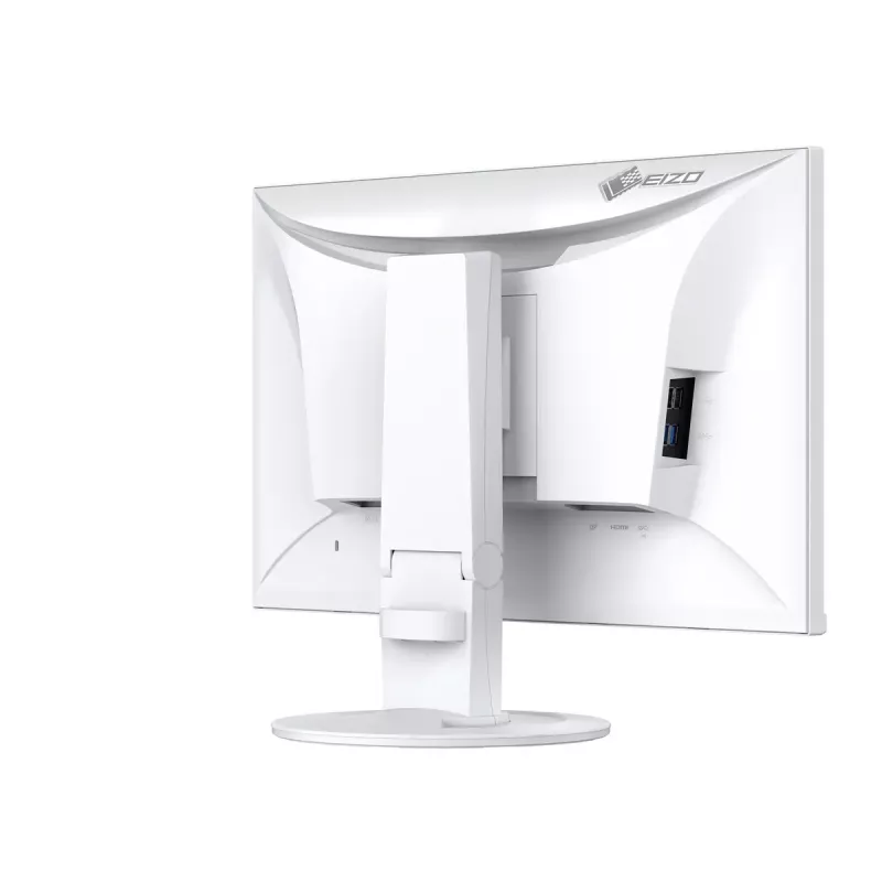 Computermonitor EIZO FlexScan EV2400R-WT — 23,8 Zoll (60,5 cm) Full HD IPS, 1920×1080, 5 ms, USB-Hub, Lautsprecher, höhenverstellbar, VESA, weiß