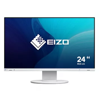 Computermonitor EIZO FlexScan EV2400R-WT — 23,8 Zoll (60,5 cm) Full HD IPS, 1920×1080, 5 ms, USB-Hub, Lautsprecher, höhenverstellbar, VESA, weiß