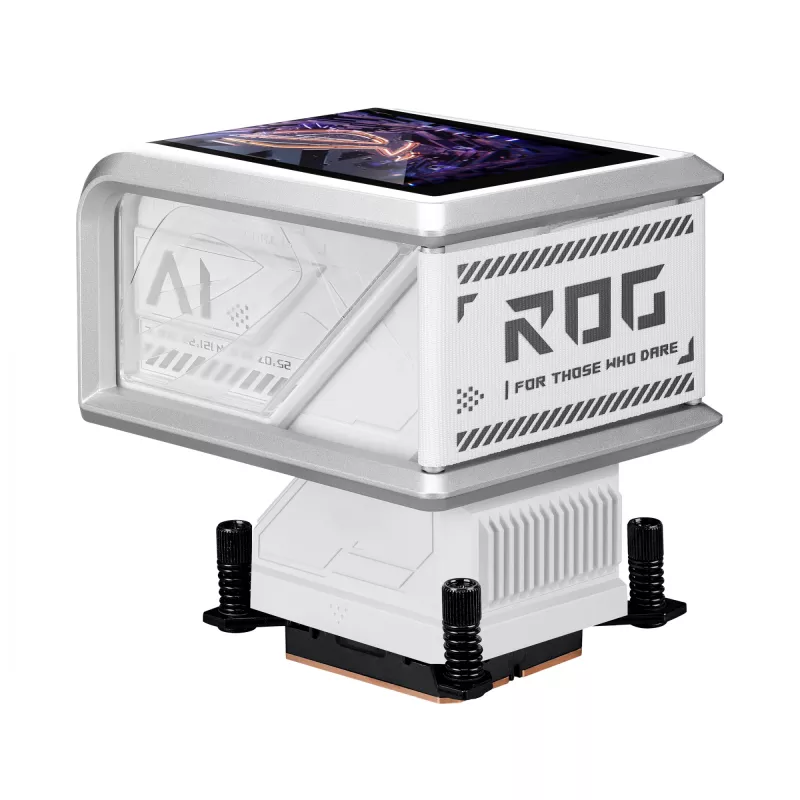 All-in-One-Flüssigkeitskühler ASUS ROG RYUO IV 360 ARGB WHT – 360-mm-Radiator, 120-mm-Lüfter, Weiß