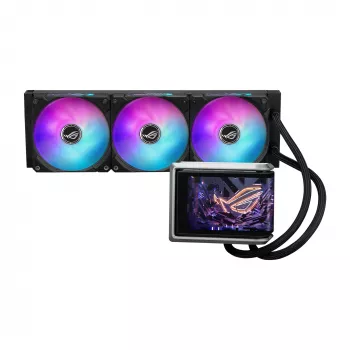 All-in-One-Flüssigkeitskühler ASUS ROG RYUO IV 360 ARGB — 360-mm-Radiator, 120-mm-Lüfter, Schwarz