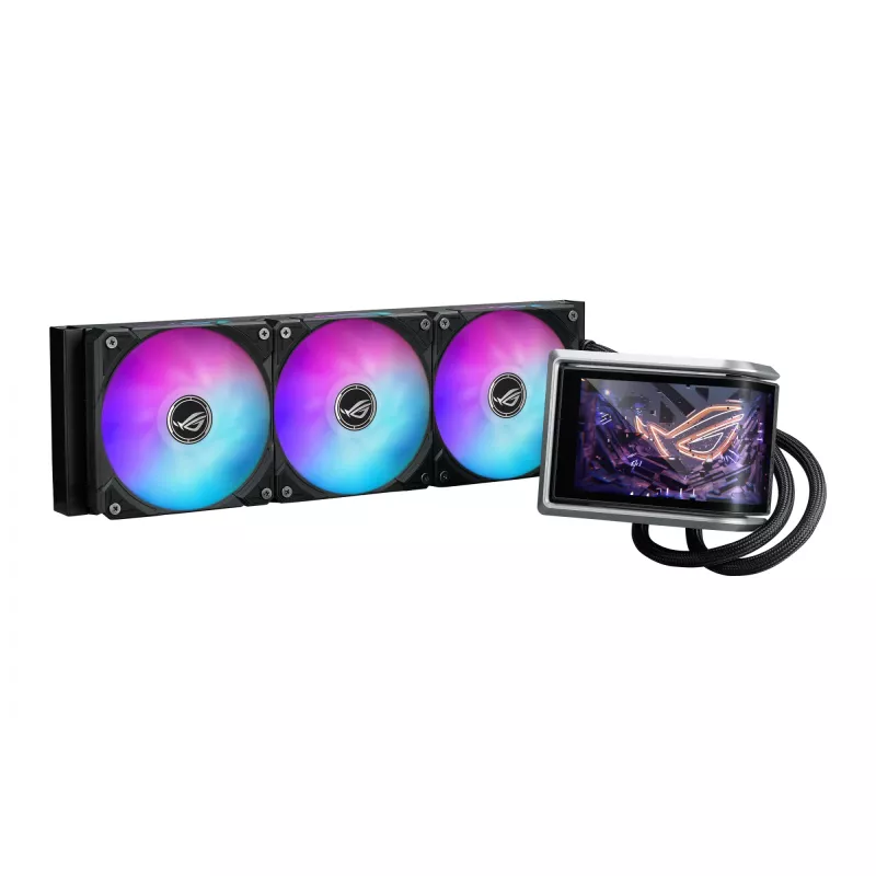 All-in-One-Flüssigkeitskühler ASUS ROG RYUO IV 360 ARGB — 360-mm-Radiator, 120-mm-Lüfter, Schwarz
