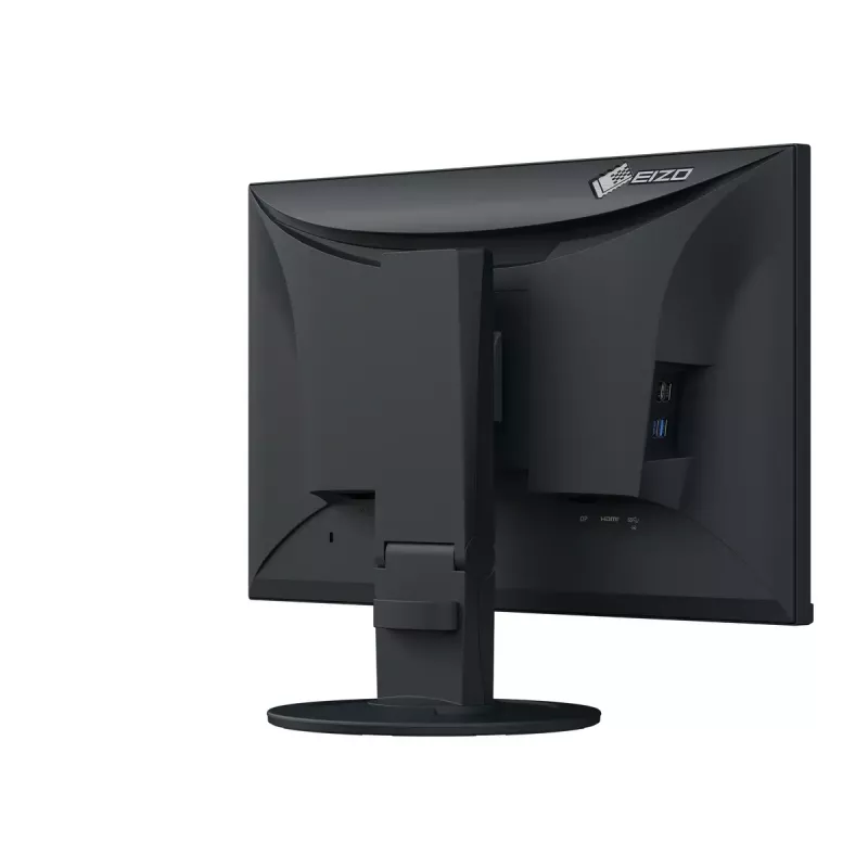 Computermonitor EIZO FlexScan EV2400R-BK 23,8 Zoll (60,5 cm) Full HD 1920x1080 IPS LCD, 5 ms, USB-Hub, Lautsprecher, VESA, höhenverstellbar, schwarz