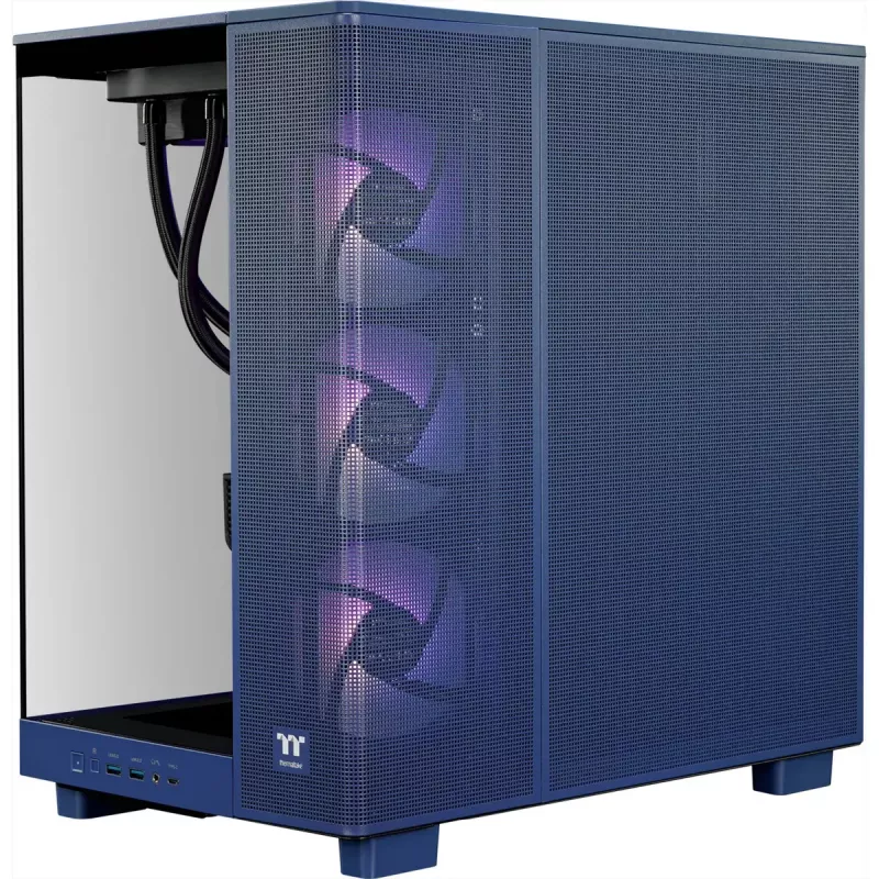 Desktop-Gaming-PC THERMALTAKE FTW V380XL 9070XT lila/transparent mit Windows 11 Pro