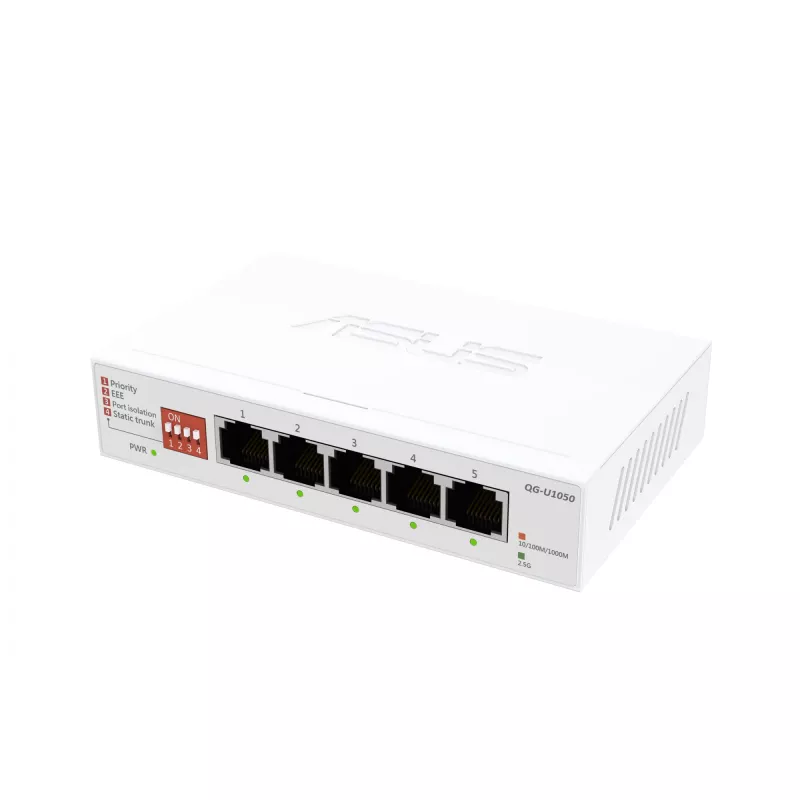 ASUS QG-U1050 Unmanaged 2.5G Ethernet (100/1000/2500) Weiß