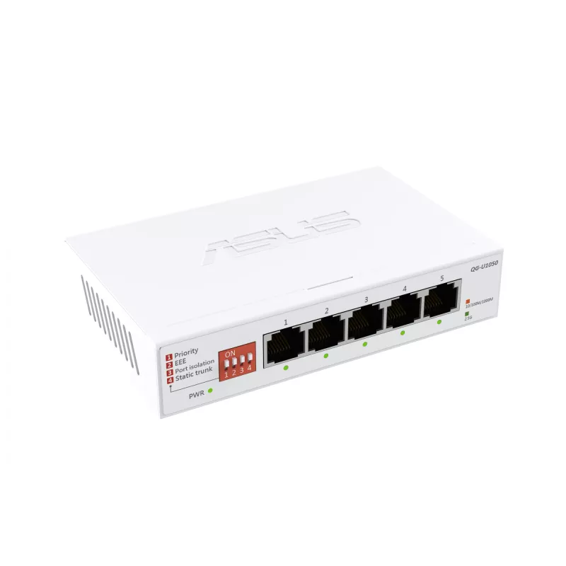ASUS QG-U1050 Unmanaged 2.5G Ethernet (100/1000/2500) Weiß