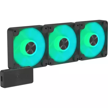 APNX 120-mm-Gehäuselüfter 3er-Pack (Schwarz) — APNX FP1-120, 3 Lüfter