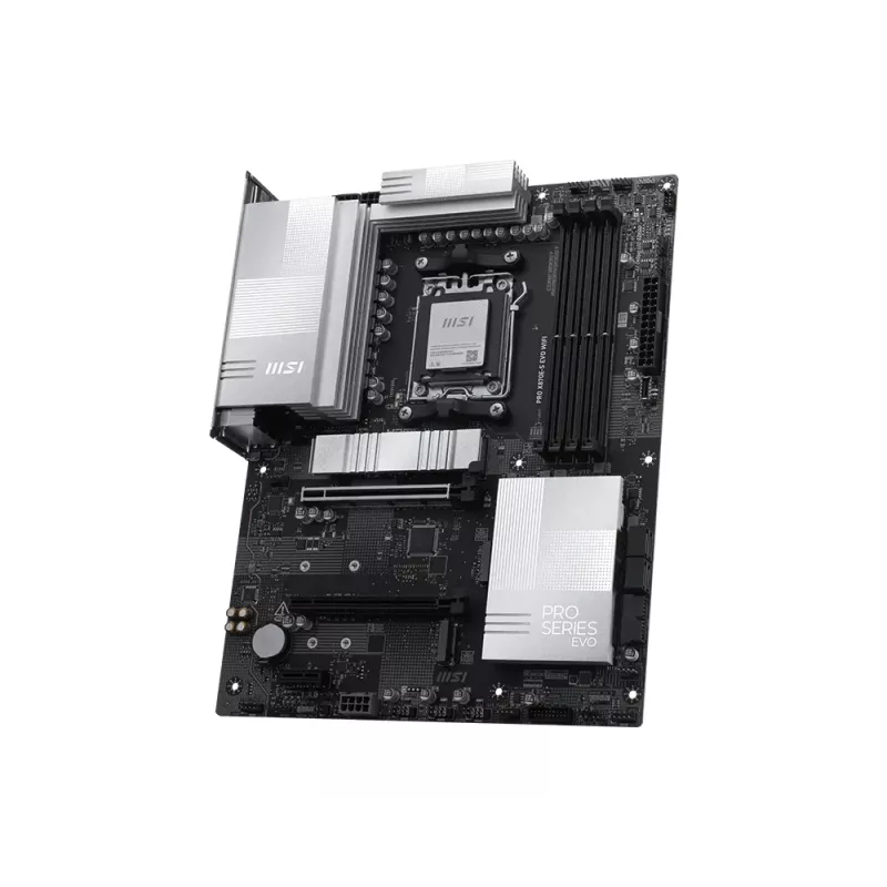 Motherboard MSI PRO X870E‑S EVO WIFI AMD X870E Socket AM5 ATX DDR5 bis zu 256 GB Wi‑Fi 7