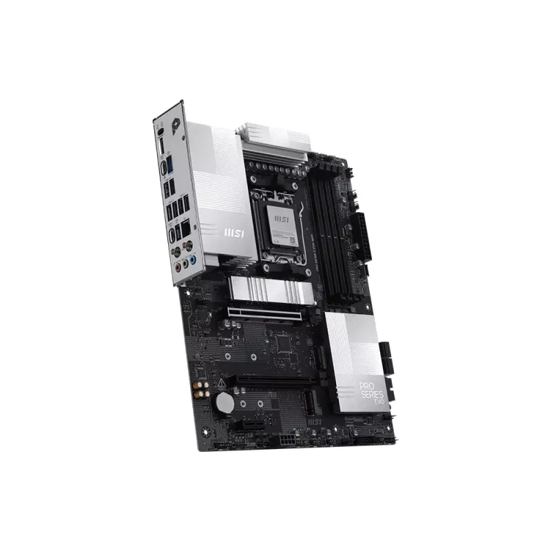 Motherboard MSI PRO X870E‑S EVO WIFI AMD X870E Socket AM5 ATX DDR5 bis zu 256 GB Wi‑Fi 7