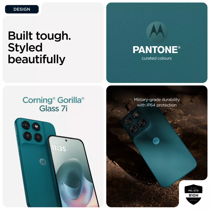 Motorola moto g77 17,3 cm (6,8 Zoll) Hybrid Dual SIM Android 16.0 5G USB Type-C 8 GB 256 GB 5200 mAh Grün