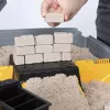 Kinetic Sand, Baufahrzeug-Faltspielkasten mit 907 g Spielsand und Spielzeug-LKW, Aufbewahrungsbox, sensorisches Spielzeug, Weihnachtsgeschenke für Kinder ab 3 Jahren