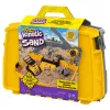 Kinetic Sand, Baufahrzeug-Faltspielkasten mit 907 g Spielsand und Spielzeug-LKW, Aufbewahrungsbox, sensorisches Spielzeug, Weihnachtsgeschenke für Kinder ab 3 Jahren