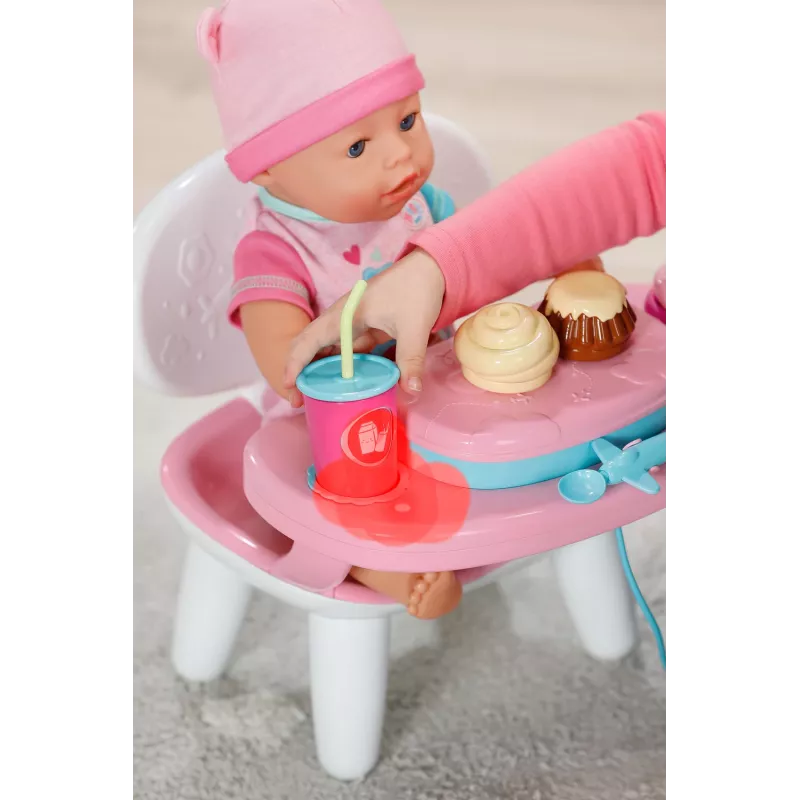 BABY born Lunchtime Table, Puppentisch, 3 Jahr(e), Batterien erforderlich, Soundeffekte, Lichteffekte