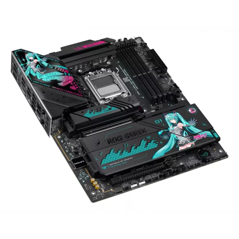 Motherboard ASUS ROG STRIX X870E-H GAMING MIKU WIFI7 ATX für AM5-Sockel, DDR5-Unterstützung