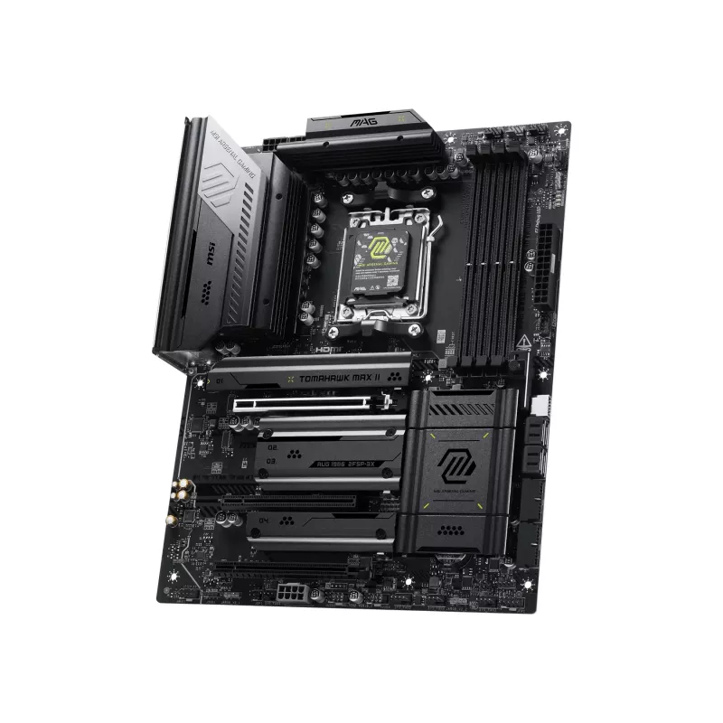 Motherboard MSI MAG B850 TOMAHAWK MAX WIFI II — AMD B850, Sockel AM5, ATX, DDR5, Wi‑Fi 7, 5GbE