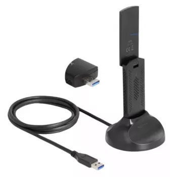 Netzwerkkarte DeLOCK 12774 WLAN 2402 Mbit/s USB Wi-Fi 6E