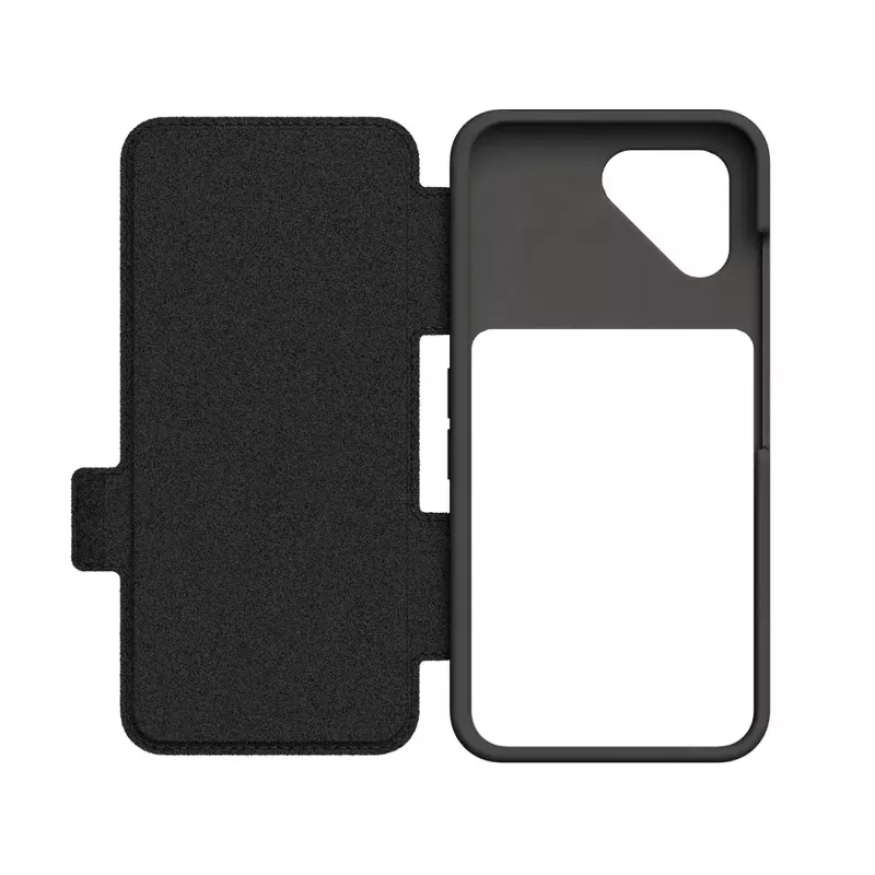 Flip-Case Fairphone F6FLIP-1ZW-WW1 für Fairphone 6, Klapphülle für 16 cm (6,31 Zoll) Bildschirm, Kunststoff, schwarz