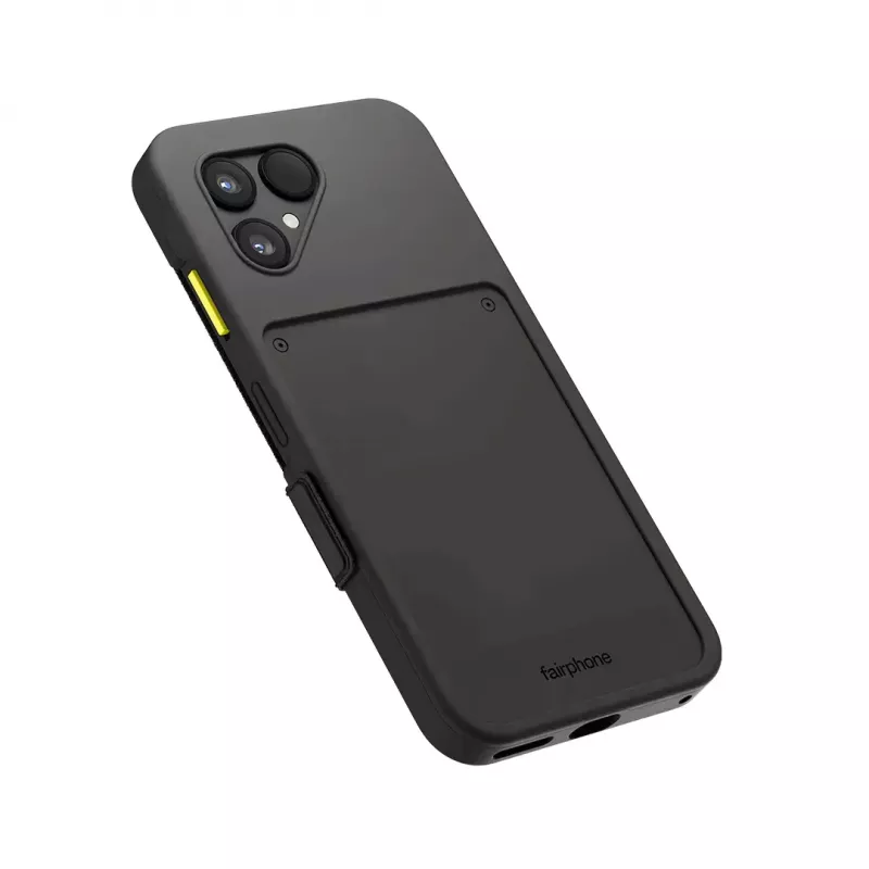 Flip-Case Fairphone F6FLIP-1ZW-WW1 für Fairphone 6, Klapphülle für 16 cm (6,31 Zoll) Bildschirm, Kunststoff, schwarz