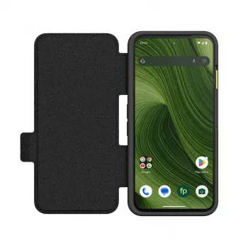 Flip-Case Fairphone F6FLIP-1ZW-WW1 für Fairphone 6, Klapphülle für 16 cm (6,31 Zoll) Bildschirm, Kunststoff, schwarz