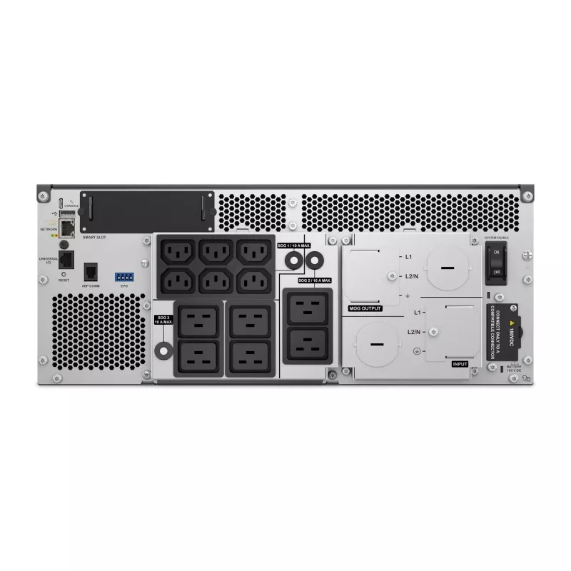 Unterbrechungsfreie Stromversorgung APC SRTL8KRM4UI Doppelwandler Online 8 kVA 8000 W 12 AC-Steckdosen Rack/Tower 4U