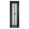 Freistehendes Serverrack APC Easy Rack 48U (schwarz) mit Dach, Rollen, Füßen, 4 Halterungen, Seitenwänden — 2258H x 800B x 1200T mm