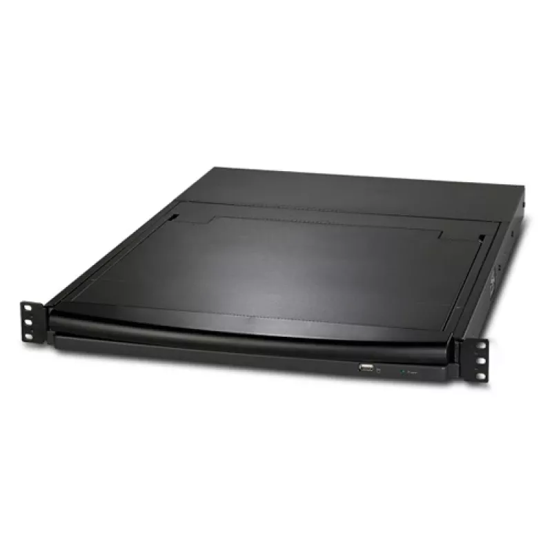 APC 17 Zoll Rack-LCD-Konsole mit integriertem analogen 16-Port-KVM-Switch