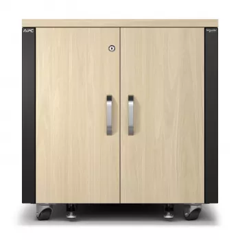APC NetShelter Schallgedämpft, 12U, Server-Rack-Gehäuse, Ahorn