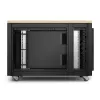 APC NetShelter Schallgedämpft, 12U, Server-Rack-Gehäuse, Ahorn