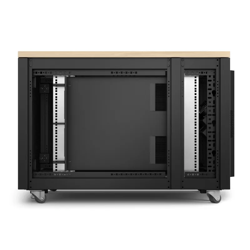 APC NetShelter Schallgedämpft, 12U, Server-Rack-Gehäuse, Ahorn