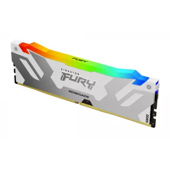 Desktop DDR5 32GB 6400MT/s CL32 288-pin DIMM Kingston FURY Renegade RGB Weiß 1,4V