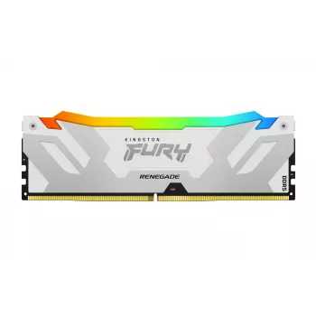 Desktop DDR5 32GB 6400MT/s CL32 288-pin DIMM Kingston FURY Renegade RGB Weiß 1,4V