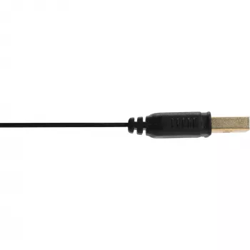 InLine USB 2.0 Flachkabel Typ A Stecker / Buchse vergoldet schwarz 2m
