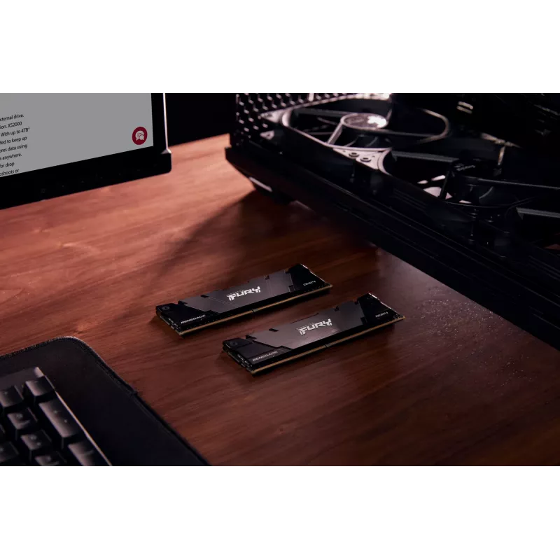 Kingston Technology FURY 32GB 3600MT/s DDR4 CL18 DIMM Renegade Schwarz