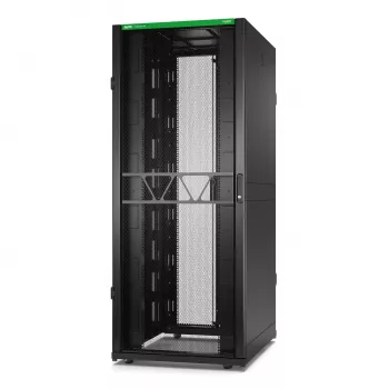 APC NetShelter SX Server Rack Gen 2, 42U, 1991H x 800W x 1070D mm, mit Seitenwänden, Schwarz