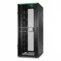APC NetShelter SX Server Rack Gen 2, 42U, 1991H x 800W x 1070D mm, mit Seitenwänden, Schwarz