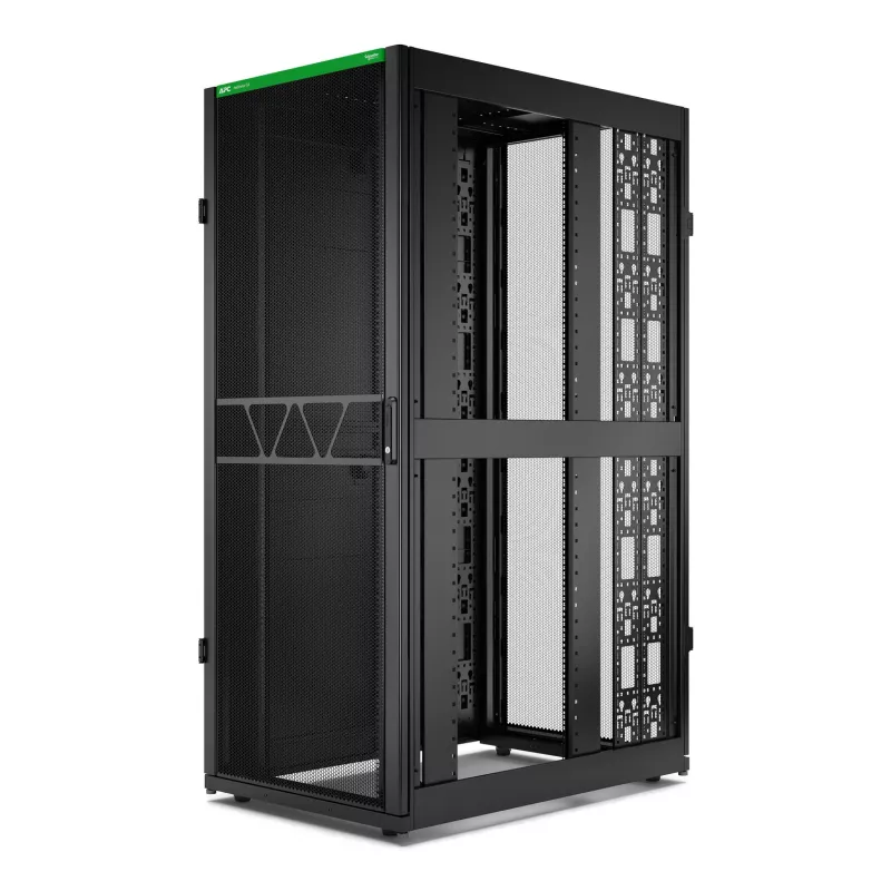 APC NetShelter SX Server Rack Gen 2, 42U, 1991H x 800W x 1200D mm, mit Seitenwänden, Schwarz