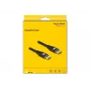 DeLOCK DisplayPort-Kabel 8K 60 Hz 5 m Schwarz Metall